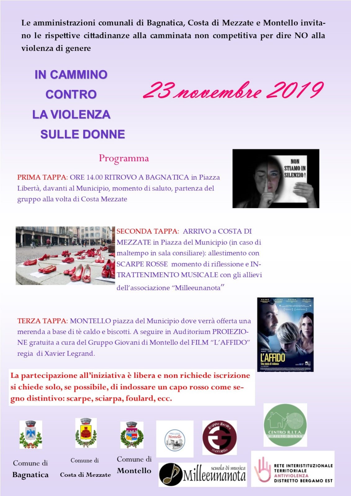 Immagine che raffigura IN CAMMINO CONTRO LA VIOLENZA SULLE DONNE
