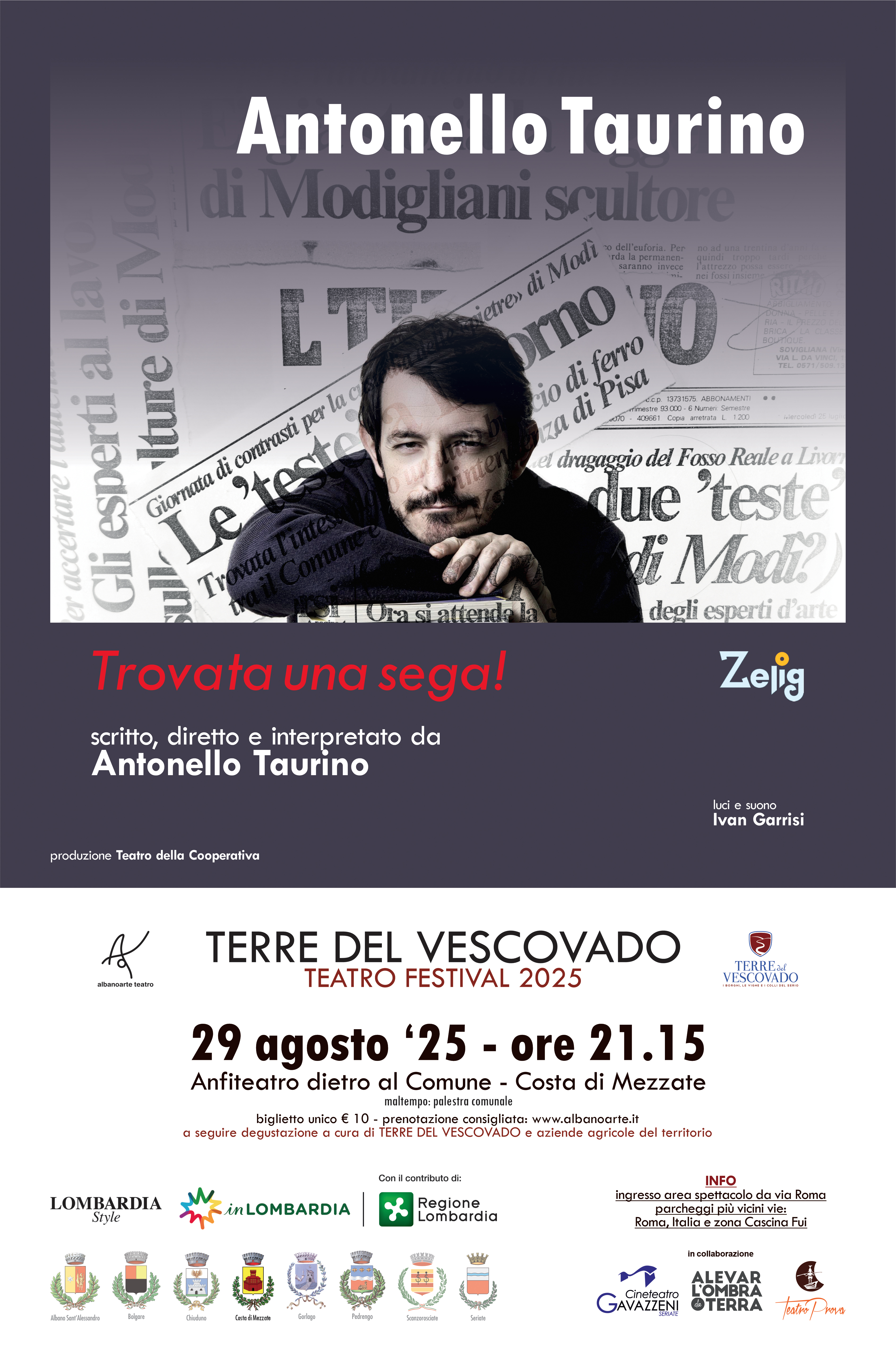 Locandina dell'evento. 