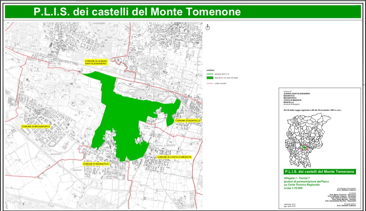 Lunedì 1 agosto 2022, il presidente della Provincia di Bergamo ha firmato il decreto con il quale viene riconosciuto il parco locale di interesse sovracomunale dei 