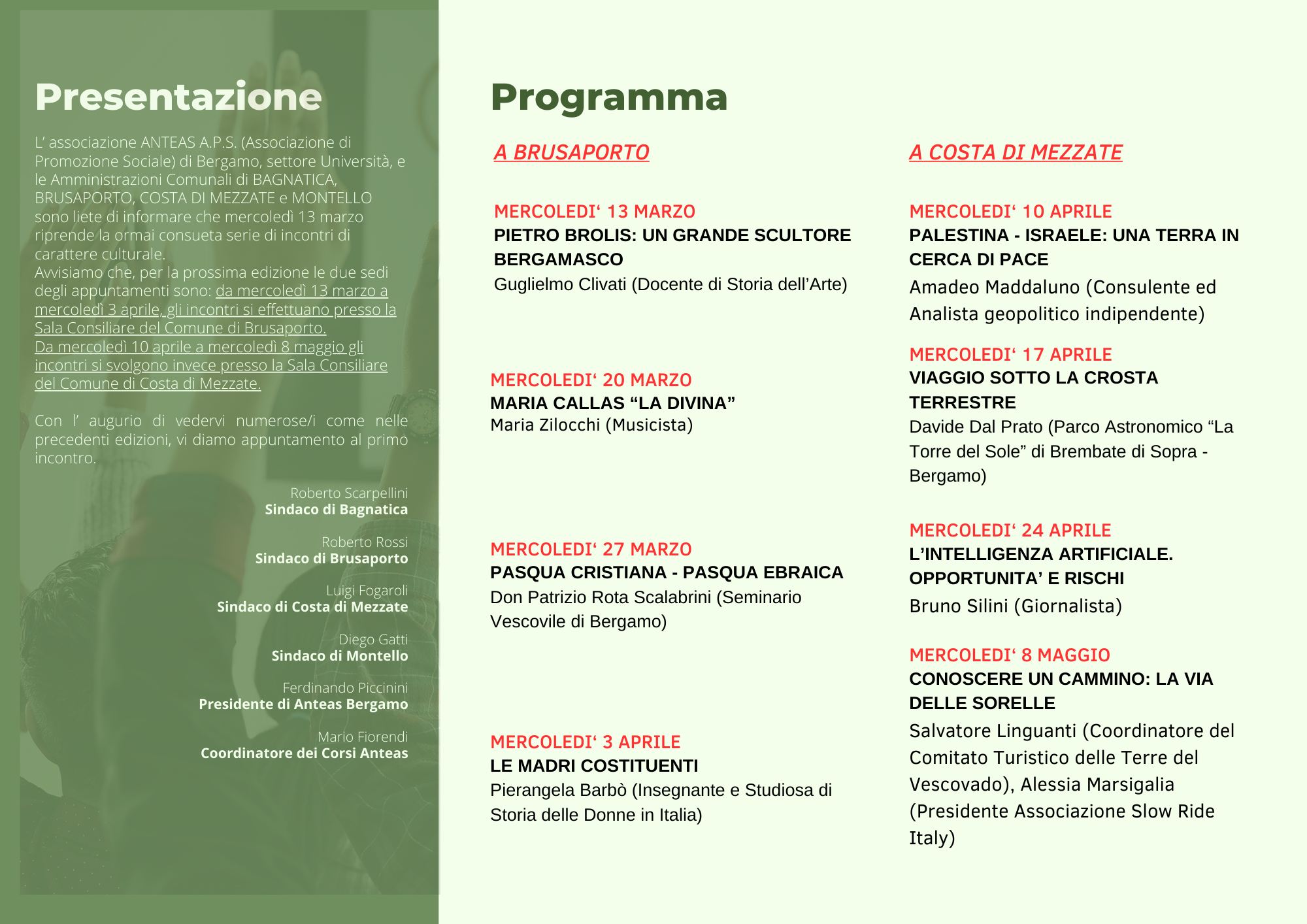 Flyer informativo (retro)