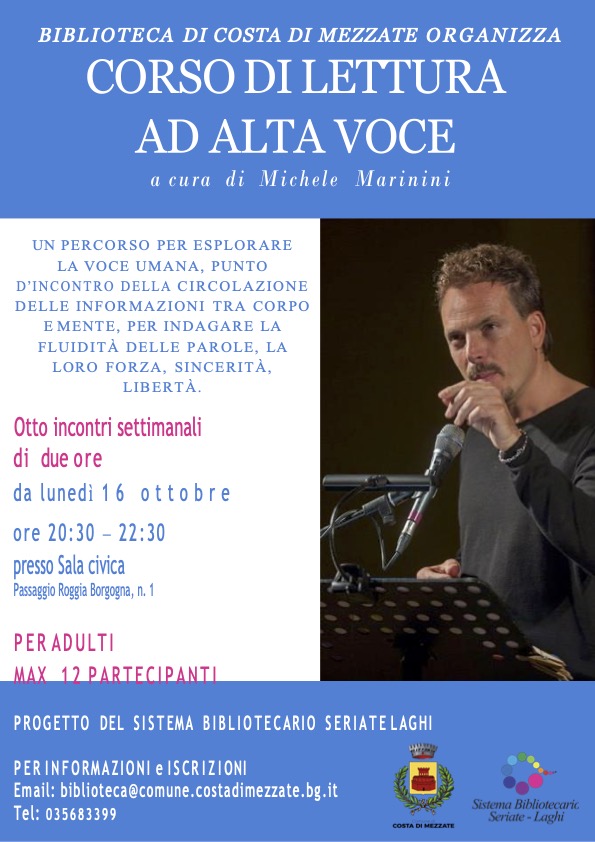 Corso di lettura ad alta voce, a cura di Michele Marinini